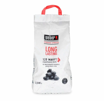 Брикеты угольные для гриля Weber Long Lasting 2,5 кг
