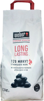 Брикеты угольные для гриля Weber Long Lasting 2,5 кг