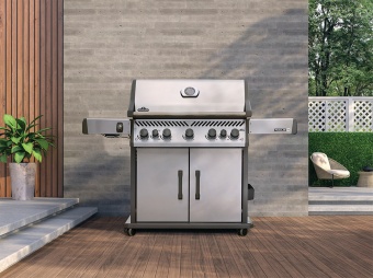 Газовый гриль Napoleon Rogue PRO-S 625 (стальной, с ИК горелкой 3/3)