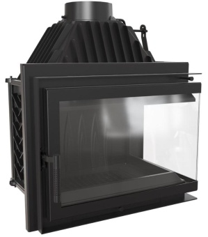 Топка Kratki Simple/Z/S/P/BS, угловое стекло справа