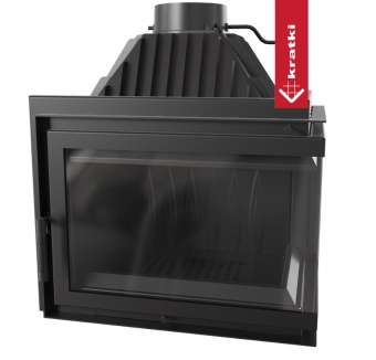 Топка Kratki Simple/Z/S/P/BS, угловое стекло справа