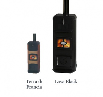 Fuoco Continuo (цвет облицовки: чёрная лава, «terra di Francia»)