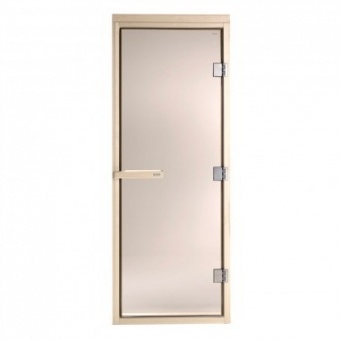 TYLO Дверь для сауны DGM-72 190 осина, бронза  (1850 x 710 x 68 mm)