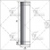 Труба L = 1000 мм (сталь 0,5 мм, диаметр 180 мм, матовая) TLvHR1000